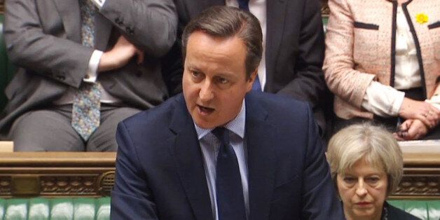 Prime Minister David Cameron addresses MPs in the House of Commons in London, to lay out his case for staying in the European Union.