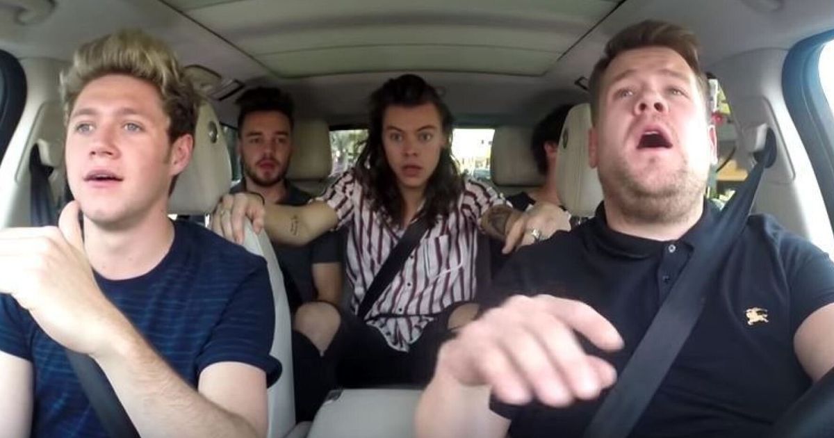 One Direction Star In Carpool Karaoke With James Corden And Debut Their First Ever 