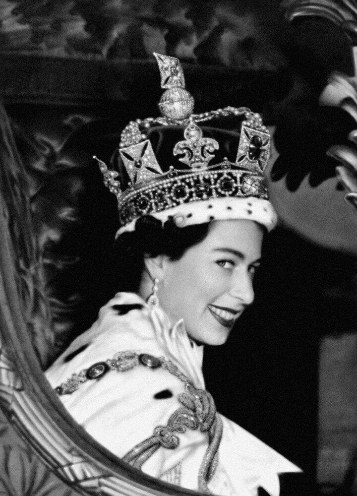 The Queen assumed the throne aged 25 in 1952