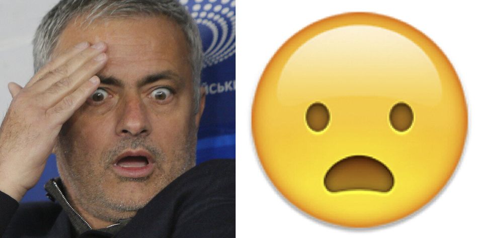Shocked Mourinho 