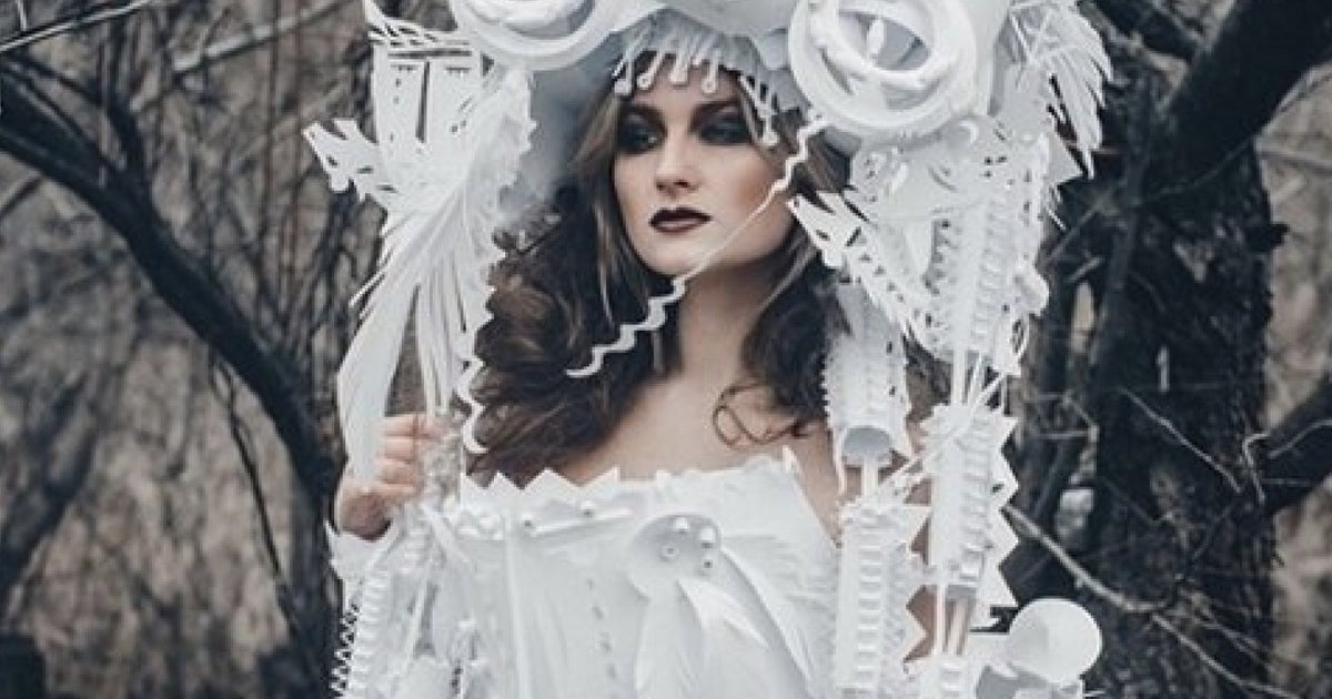 Asya Kozina's Wedding Dresses Made From Paper Are The Most Detailed