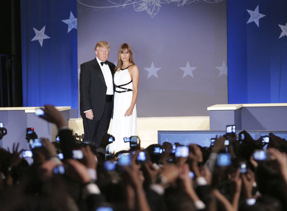 Introducing the next US President and his First Lady...