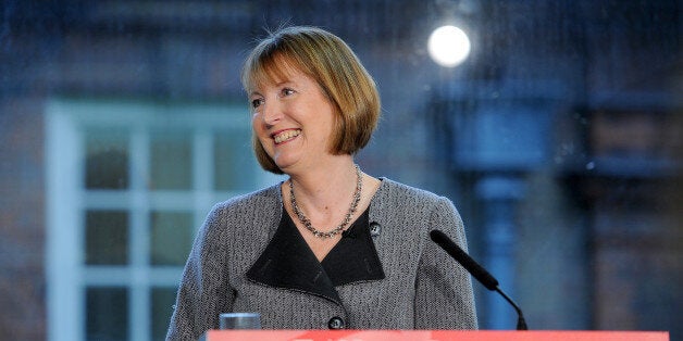 Deputy Labour leader Harriet Harman at Labour HQ in London, speaking about how Labour would move on from an election defeat.