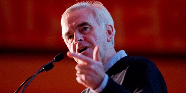 Shadow Chancellor John McDonnell speaks during the Building the Fight Against Austerity conference, organised by the Trade Union Coordinating Group, at Methodist Central Hall in central London.