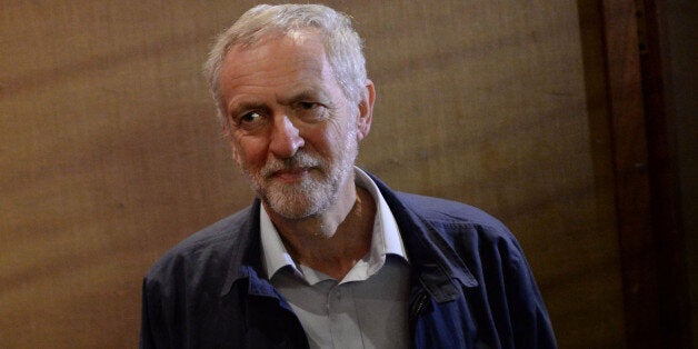 Labour leadership contender Jeremy Corbyn arrives at Queen's Hall, Winter Gardens, Margate for a campaign rally with supporters.