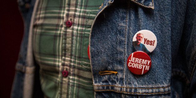 LONDON, ENGLAND - AUGUST 10: A supporters of Jeremy Corbyn for the Labour Party leadership attends a launch of policy ideas for young people at All Star Lanes on August 10, 2015 in London, England. Candidates for the Labour party leadership are continuing to campaign with voting set to take place on the 14th of August and the new leader elected by the 12th of September. Whilst Jeremy Corbyn leads in the polls some members of the party have called to postpone the election in fear that it has been infiltrated by supporters of other parties. (Photo by Rob Stothard/Getty Images)