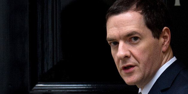 LONDON, ENGLAND - DECEMBER 02: British Chancellor of the Exchequer George Osborne departs Number 11 Downing Street on December 2, 2015 in London, England. British MPs are expected to vote tonight on whether to back UK airstrikes on Islamic State targets in Syria, following a 10-hour long House of Commons debate. (Photo by Ben Pruchnie/Getty Images)