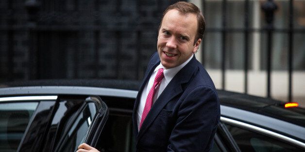 LONDON, ENGLAND - NOVEMBER 17: Matthew Hancock, Minister for the Cabinet Office and Paymaster General, arrives at Downing Street for the government's weekly cabinet meeting on November 17, 2015 in London, England. Prime Minister David Cameron has announced plans to recruit 2,000 new spies following claims that UK security services have halted seven terror attacks plots in the past six months. (Photo by Rob Stothard/Getty Images)