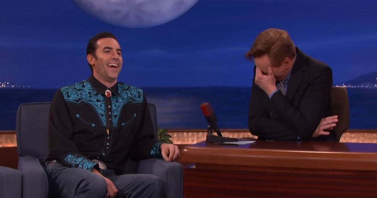 Sacha Baron Cohen On Conan OBrien The Borat P