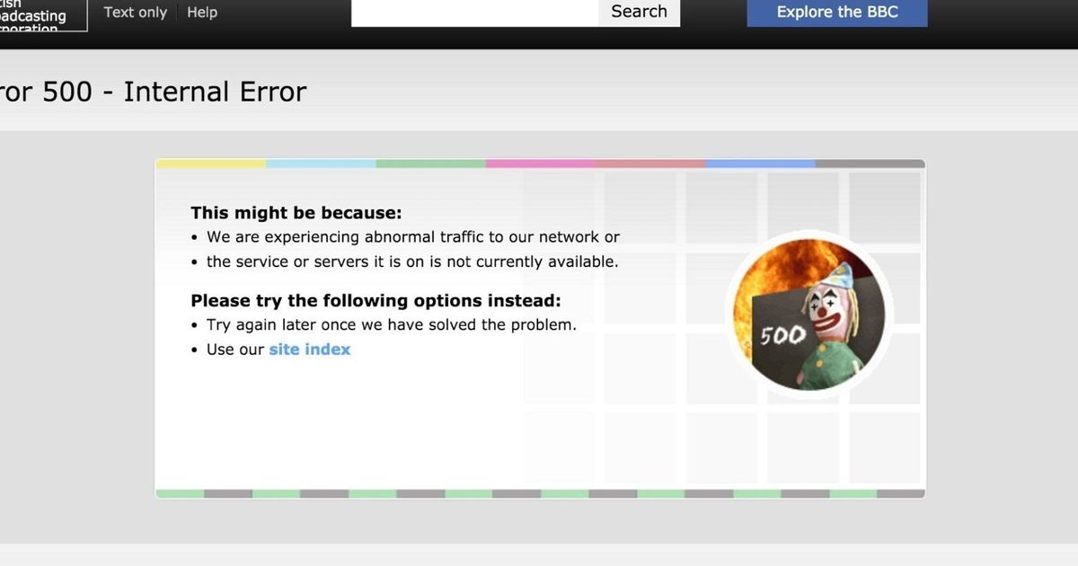 Bbc Website Down Leaves Users In Despair Huffpost Uk