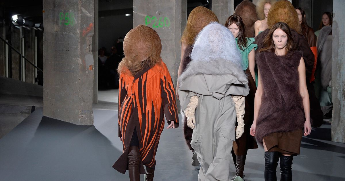 Rick Owens Paris Fashion Week Show Heralds The Death Of The Hairbrush