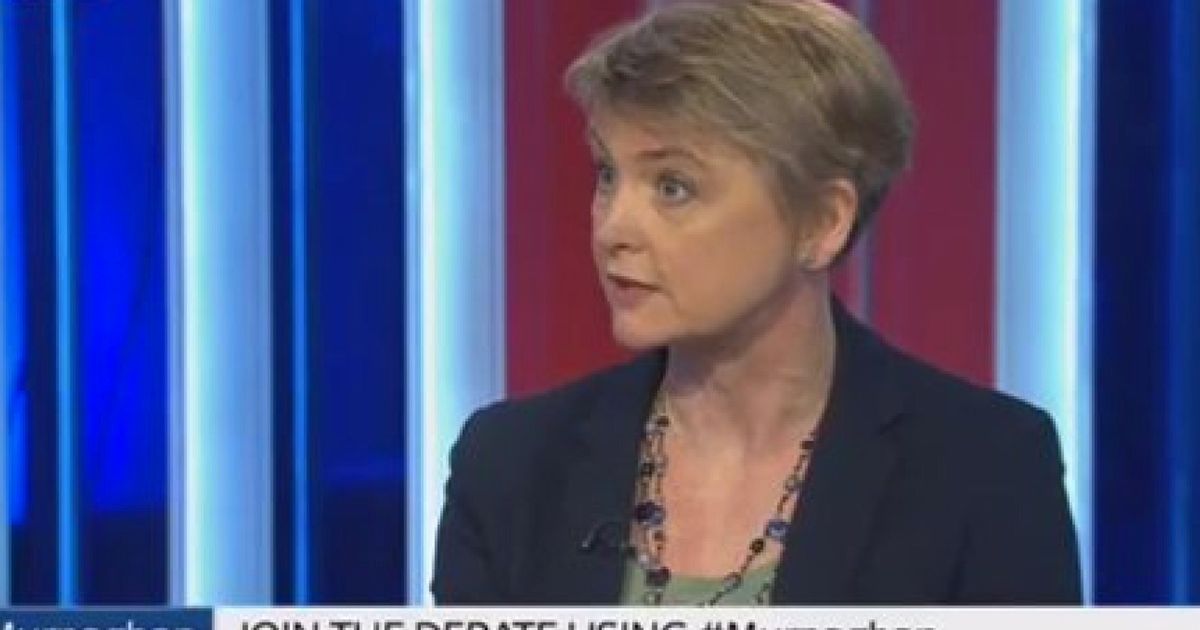 Eu Referendum Debate Looking Male And Pale Yvette Cooper Says In Appeal For Far More Women S