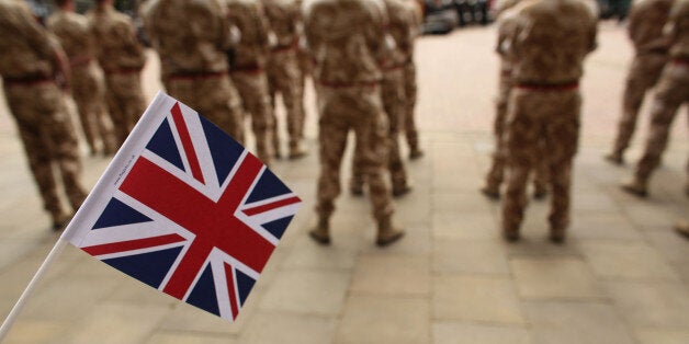 In a powerful and moving protest, Veterans for Peace UK members John Boulton, Kieran Devlin and Ben Griffin discarded their British army medals and berets outside Downing Street (10/07/15) after each giving a short speech explaining their reasons.