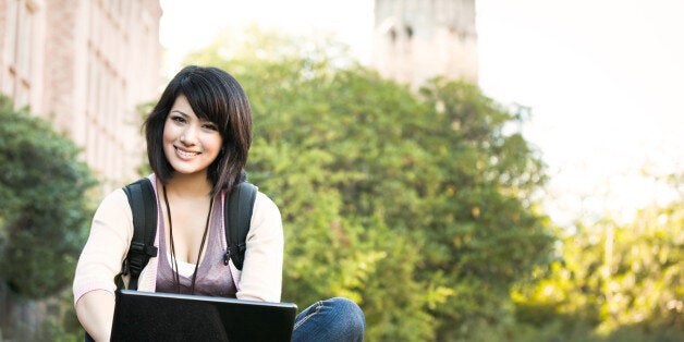 Photo of Student on Laptop