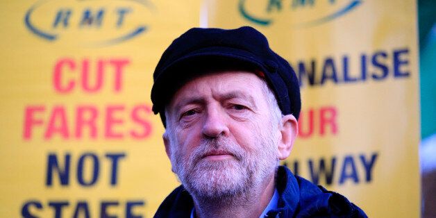 Labour Party leader Jeremy Corbyn attends a fares protest at King's Cross Station, London, as the Government was accused of profiting from commuters as the annual hike in rail fares hits people returning to work.