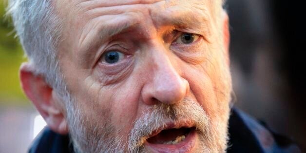 Labour Party leader Jeremy Corbyn attends a rail fares protest at King's Cross Station, London, this morning before returning to Westminster to plan his reshuffle