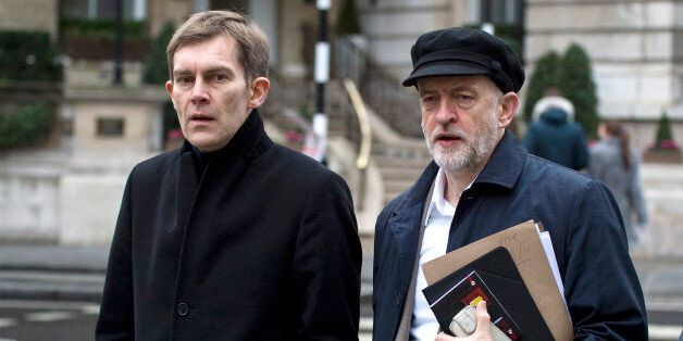 Seumas Milne with Jeremy Corbyn
