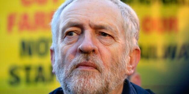 Labour Party leader Jeremy Corbyn attends a fares protest at King's Cross Station, London, as the Government was accused of profiting from commuters as the annual hike in rail fares hits people returning to work.