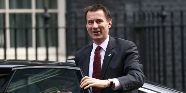 British Health Secretary Jeremy Hunt arrives at Downing Street in London on February 20 , 2016 for a meeting of the cabinet following Prime Minister David Cameron's return from EU negotiations in Brussels. Prime Minister David Cameron takes a deal giving Britain 'special status' in the EU back to London on February 20 hoping it will be enough to keep his country in the bloc as campaigning begins for a crucial in-out referendum. The British premier is expected to announce a date for the vote, likely June 23, after sealing unanimous support for the agreement during two days and nights of intense negotiations in Brussels. Cameron was set to hold a cabinet meeting at 1000 GMT. / AFP / JUSTIN TALLIS (Photo credit should read JUSTIN TALLIS/AFP/Getty Images)