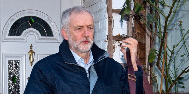 LONDON, UNITED KINGDOM - JANUARY 05: Labour Leader Jeremy Corbyn departs his North London home on January 05, 2016 in London, England. Today the Labour Leader is expected to release information regarding his cabinet reshuffle after yesterday's meetings with cabinet members ended without an announcement. (Photo by Ben Pruchnie/Getty Images)