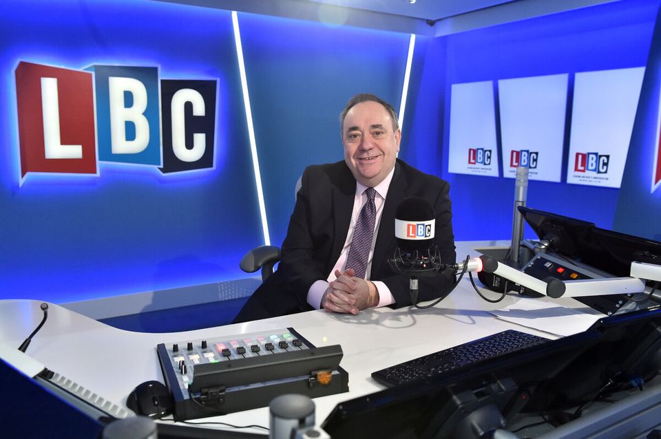 Alex Salmond at LBC Radio - London