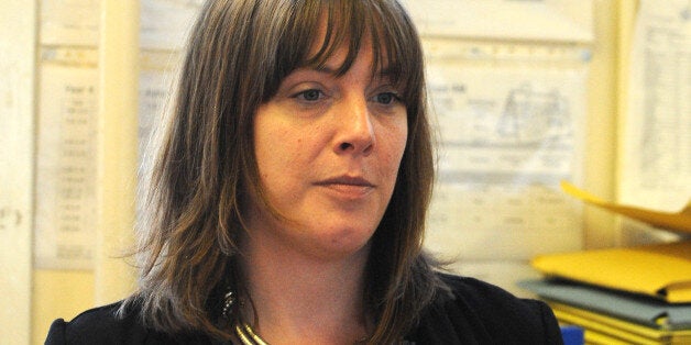 Newly elected Labour MP Jess Phillips, during a visit to Stanville Primary School, Birmingham, with Shadow home secretary Yvette Cooper, the day after she put her name forward to be the next Labour leader.
