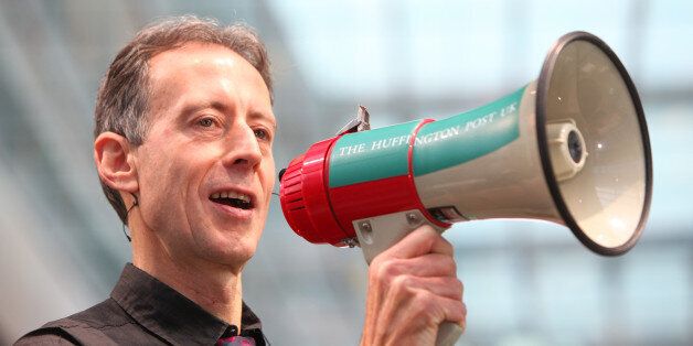 Peter Tatchell speaks at The Huffington Post UK Soapbox event at Westfield Stratford.