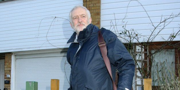 Labour Party leader Jeremy Corbyn leaves his home on Tueday as the reshuffle reached the half-way stage