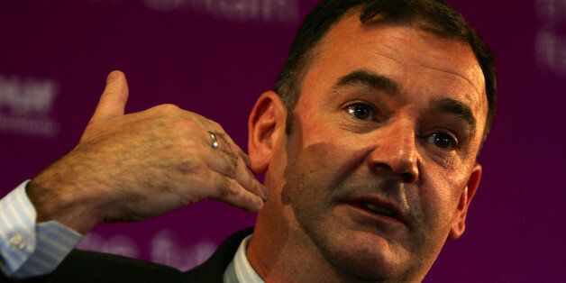 SHEFFIELD, UNITED KINGDOM - MAY 27: Jon Cruddas addresses a Labour party hustings meeting as one of the six candidates for the position of deputy leader of the party at Sheffield United Football Club on May 27, 2007 in Sheffield, England. Mr Brown yesterday admitted that the government had made mistakes in the handling of Iraq. (Photo by Christopher Furlong/Getty Images)