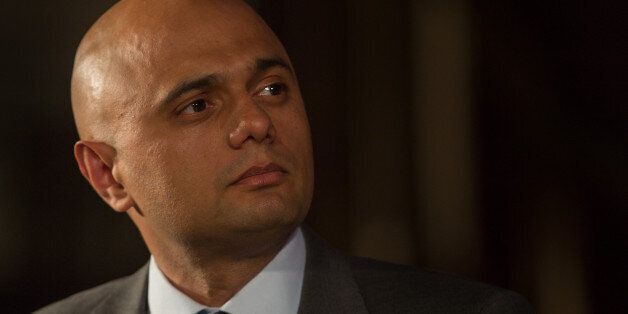 Too extreme: Business Secretary Sajid Javid speaks at the Citizens UK event at Westminster Central Hall on May 4, 2015 in London