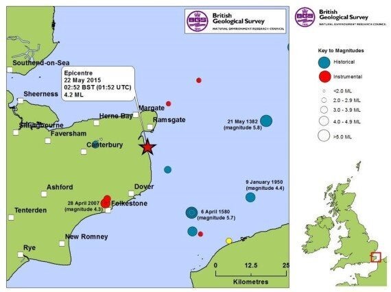 Earthquake In Kent Measuring 4 2 Magnitude Shakes Houses Across County