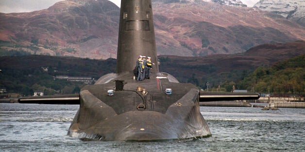 The Royal Navy's 16,000 ton Trident-class nuclear submarine Vanguard, as Labour's annual conference is set to debate calls for the UK's Trident nuclear weapons system to be scrapped.