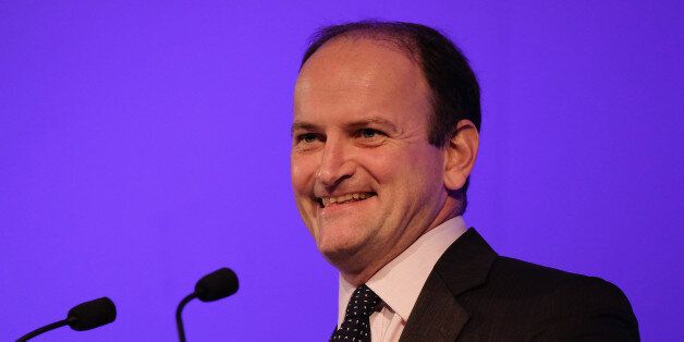 DONCASTER, ENGLAND - SEPTEMBER 26: Douglas Carswell MP speaks to party members and supporters during the UK Independence Party annual conference on September 26, 2015 in Doncaster, England. After increasing their vote share following the May General Election campaign, the UKIP conference this year focussed primarily on the campaign to leave the European Union ahead of the upcoming referendum on EU membership. (Photo by Ian Forsyth/Getty Images)