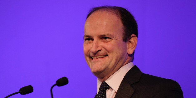 DONCASTER, ENGLAND - SEPTEMBER 26: Douglas Carswell MP speaks to party members and supporters during the UK Independence Party annual conference on September 26, 2015 in Doncaster, England. After increasing their vote share following the May General Election campaign, the UKIP conference this year focussed primarily on the campaign to leave the European Union ahead of the upcoming referendum on EU membership. (Photo by Ian Forsyth/Getty Images)