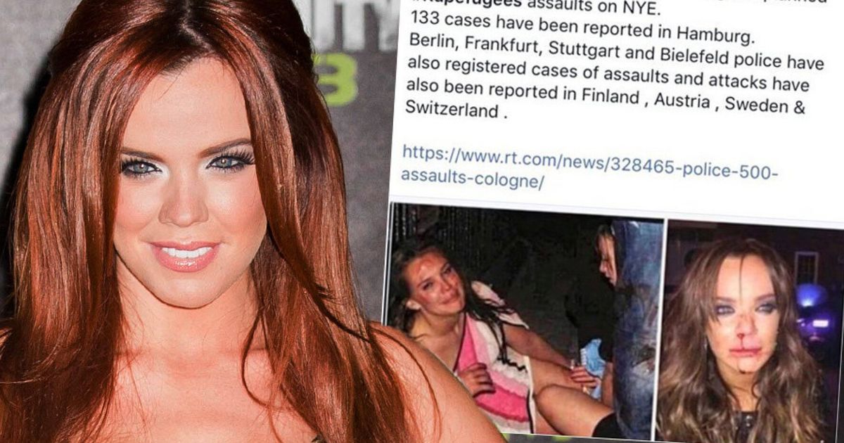 Towies Maria Fowler Disgusted After Picture Appears On Facebook Post Over Cologne Sex Attacks 8125