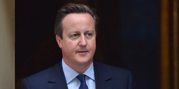 LONDON, ENGLAND - SEPTEMBER 21: Prime Minister David Cameron and the Danish Prime Minister, Lars Lokke Rasmussen, meet at Downing Street on September 21, 2015 in London, England. David Cameron met with his Danish counterpart as an unofficial biography written by Lord Ashcroft implicated the British Prime Minister in a series of incidents from his university days. (Photo by Alan Davidson /WPA Pool / Getty Images)