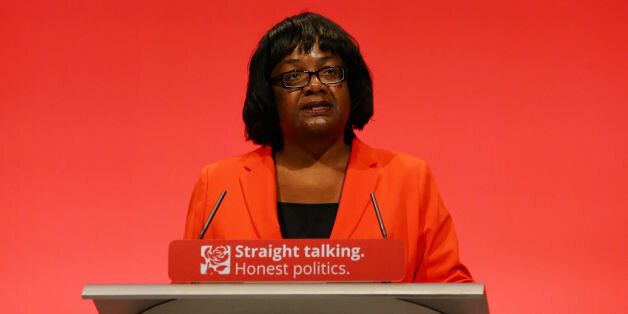 Diane Abbott, Shadow International Development Secretary Diane Abgott delivers her speech during the second day of the Labour Party conference in the Brighton Centre in Brighton, Sussex.