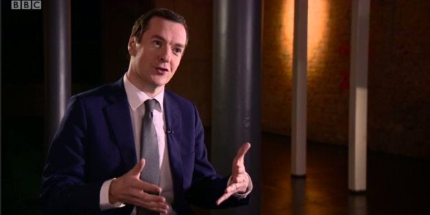 George Osborne on Newsnight: