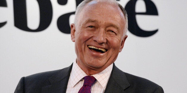 Ken Livingstone during the Evening Standard Mayoral Debate in London.