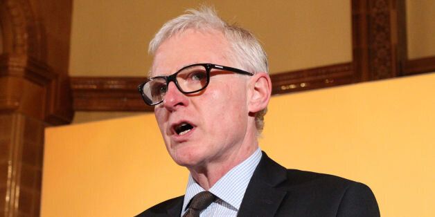 Care Minister Norman Lamb speaks during a press conference in Westminster, London, where Liberal Democrat party leader Nick Clegg accused the Tories of trying to pull the wool over voters' eyes by refusing to spell out how they will fund the NHS.