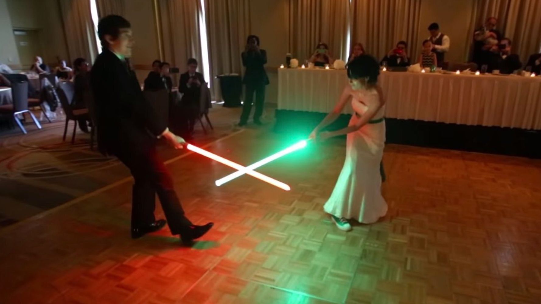 Star Wars Fans Have Epic Lightsaber Battle At Wedding Instead Of First 4938
