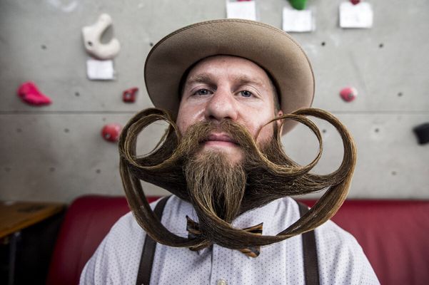 Hairy win: Olympia man is world beard champion