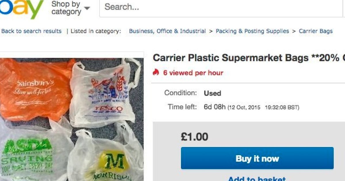 Plastic Bag Charges Lead Entrepreneurs To Try To Sell Carriers On