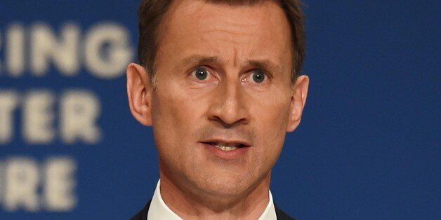 File photo dated 30/09/14 of Health Secretary Jeremy Hunt who is expected to say it is shocking that thousands of people are dying alone in the UK, as he makes a direct appeal to the public to take better care of their older relatives.