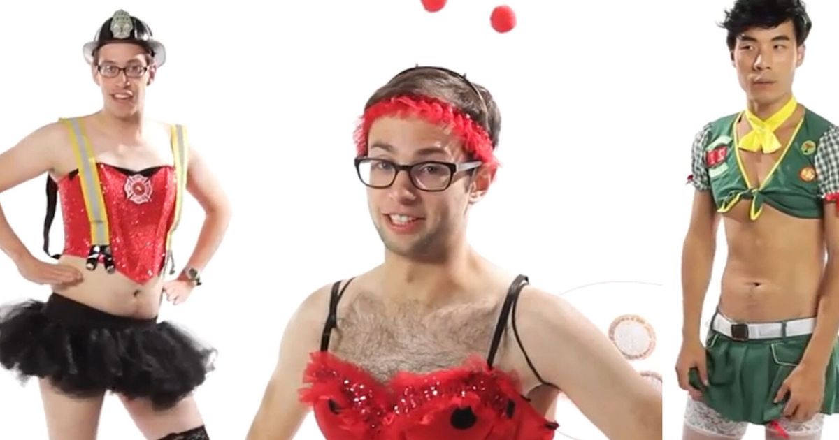 Men Try Ladies Sexy Halloween Costumes Huffpost Uk Comedy