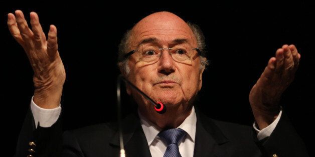 Fifa president Sepp Blatter was re-elected for a fourth term on Friday