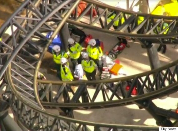 Alton Towers Rollercoaster Crash Leaves Four Seriously Injured On