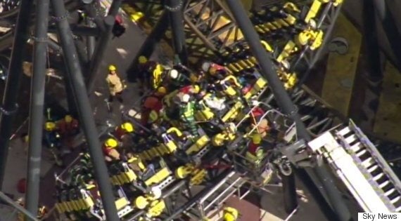 Alton Towers Rollercoaster Crash Video Shows Moments After The