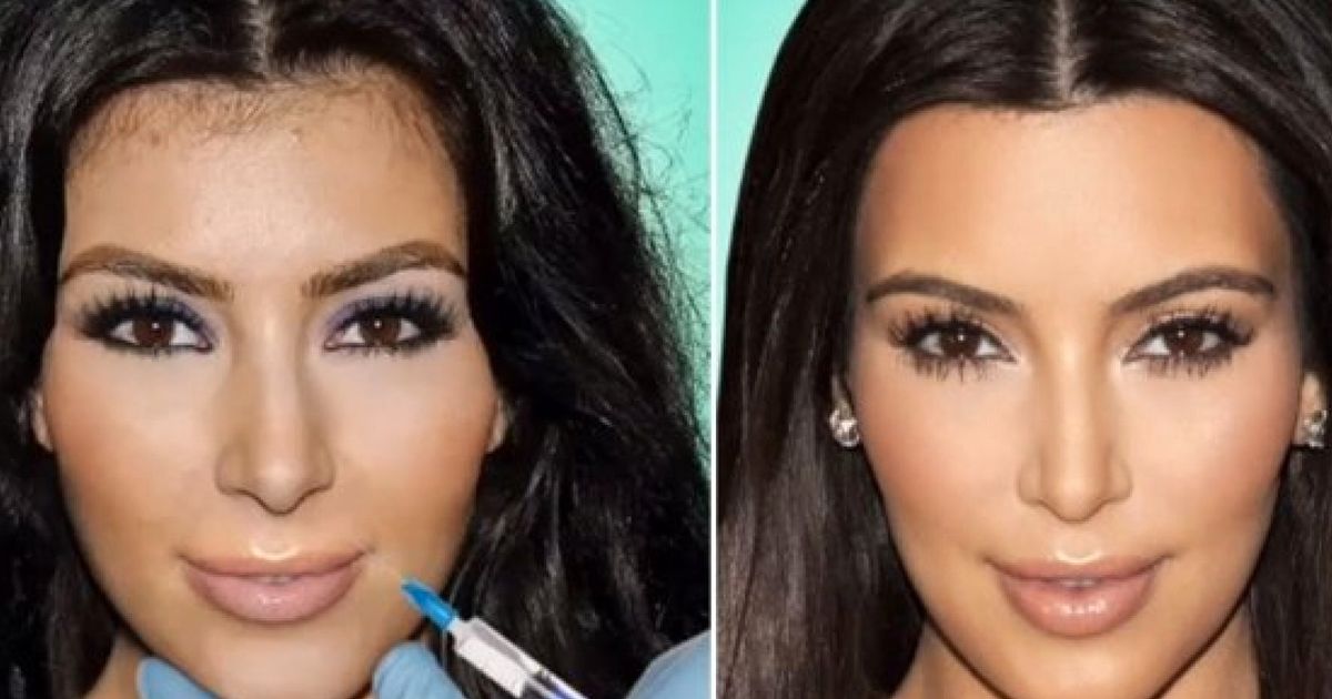 Kardashian Faces Scrutunised By Instagram Artist Saint Hoax In Time ...