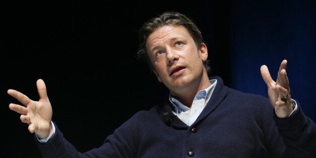 Chef and businessman Jamie Oliver speaks onstage a the Edelman seminar during the Cannes Lions International Festival of Creativity on June 23, 2015 in Cannes, France. (Photo by Richard Bord/Getty Images)